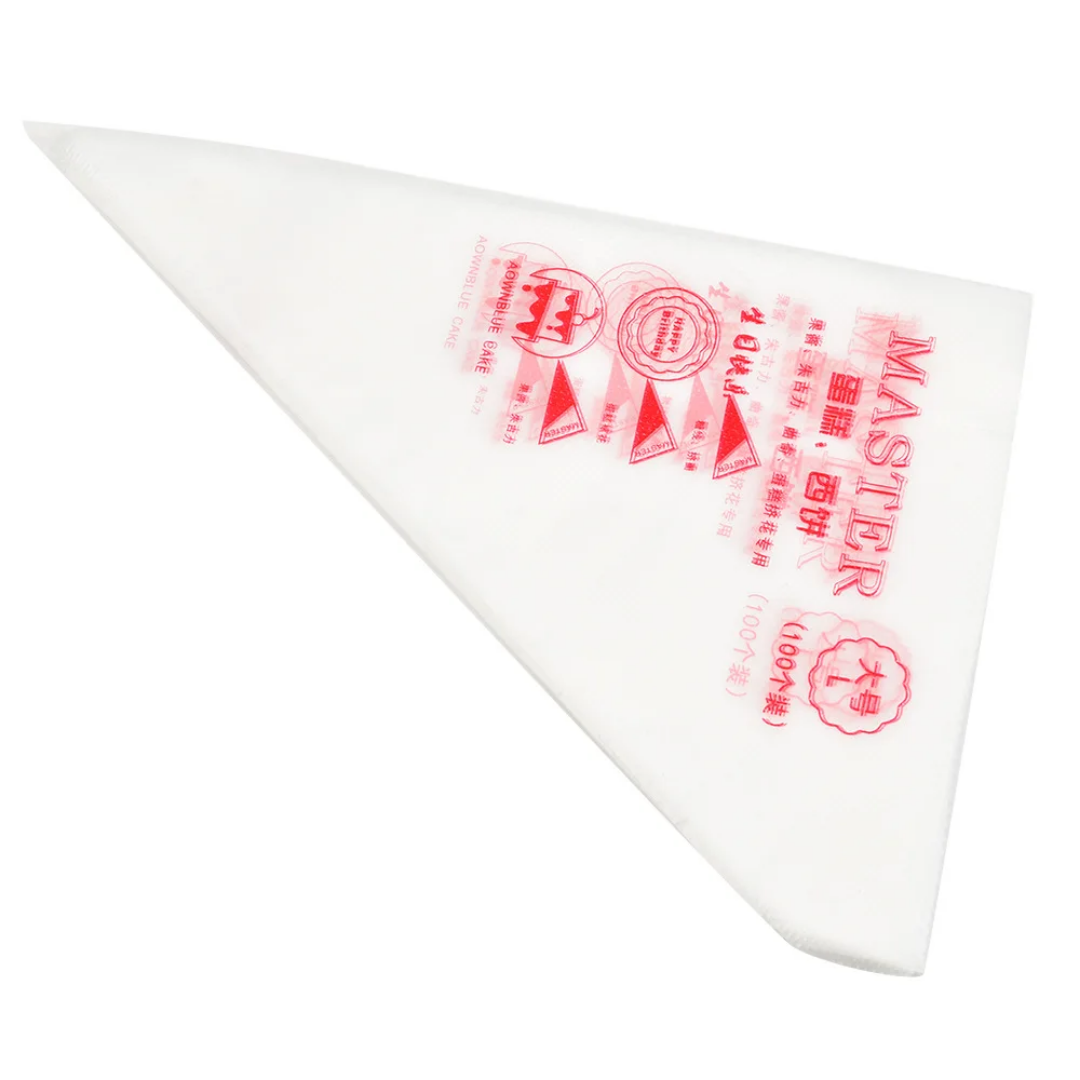 100 Pcs/set Pastry Piping Bag Disposable Cake Decorating Bags Anti-Burst Cupcake Icing Bags