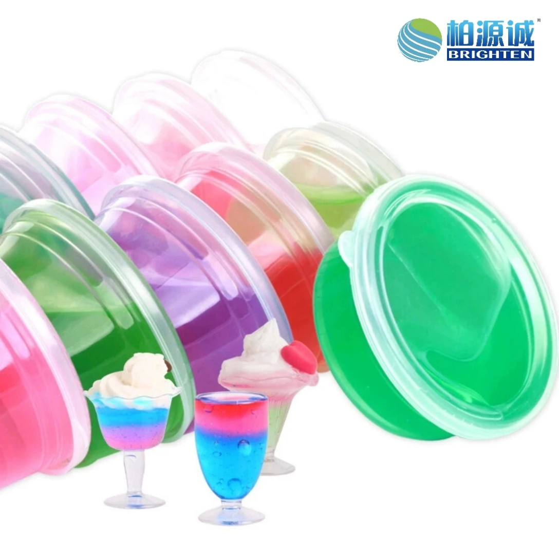 Color Matching Crystal Slime Set, Soft Stretchy Slime Toys, Birthday Party Favor Game Prizes Gift Bags Fillers