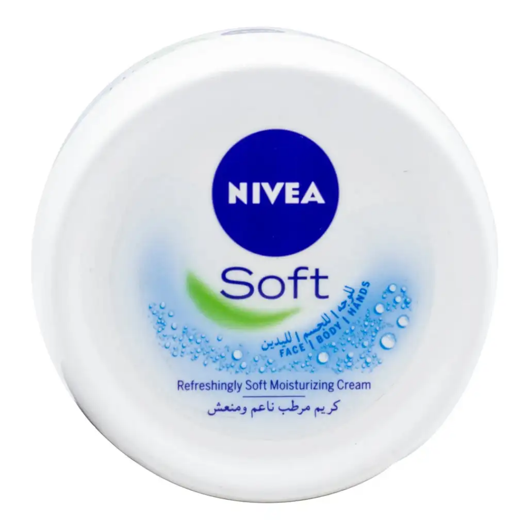 Nivea Soft Moisturizing Cream Total Care For Hydrated And Fresh Skin - 100 ml