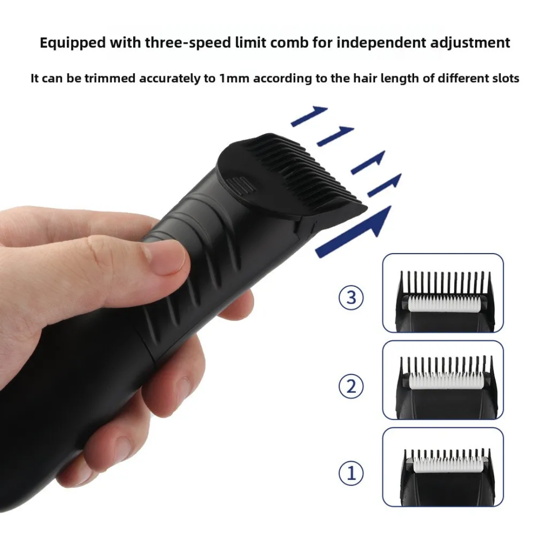 Rechargeable Hair Clipper & Beard Trimmer – Professional Grooming Tool