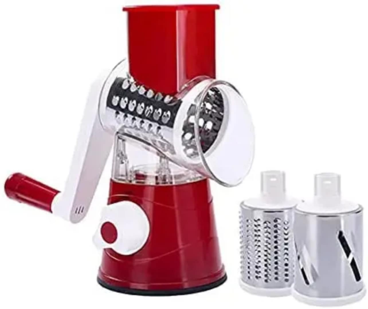 3-in-1 Rotary Vegetable Slicer & Grater – Multi-Function Kitchen Tool