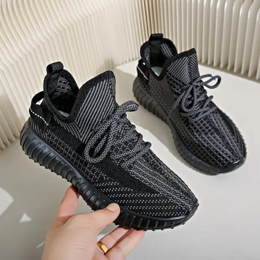 Crystal Ice Knit Sneakers – Shine with Every Step"