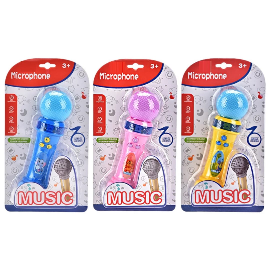 Kids Karaoke Microphone Toys with LED Lights