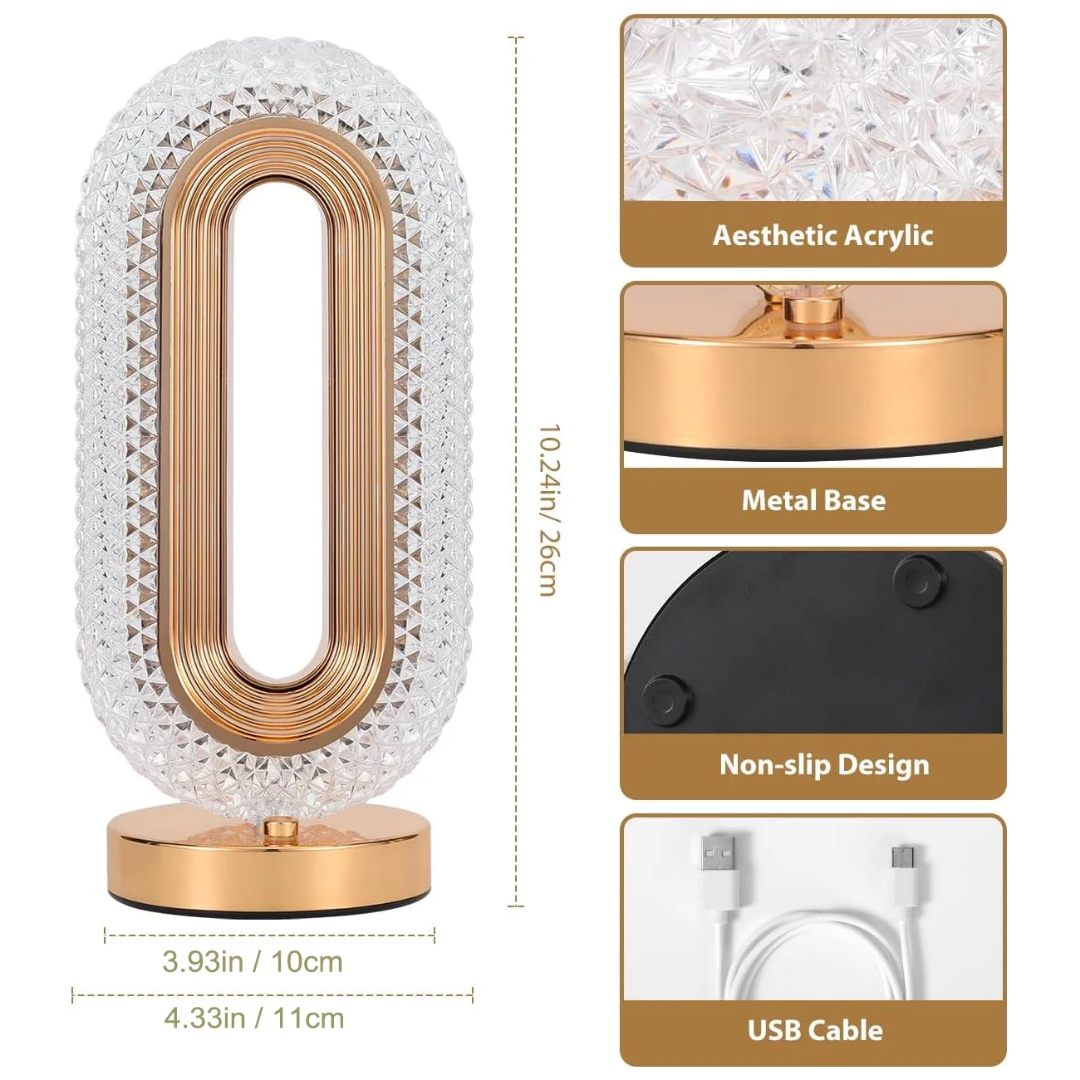 Gold Centerpiece Decoration Crystal Candlestick Holders, Candle Stand Candelabra Centerpiece for Modern Table Centerpieces,