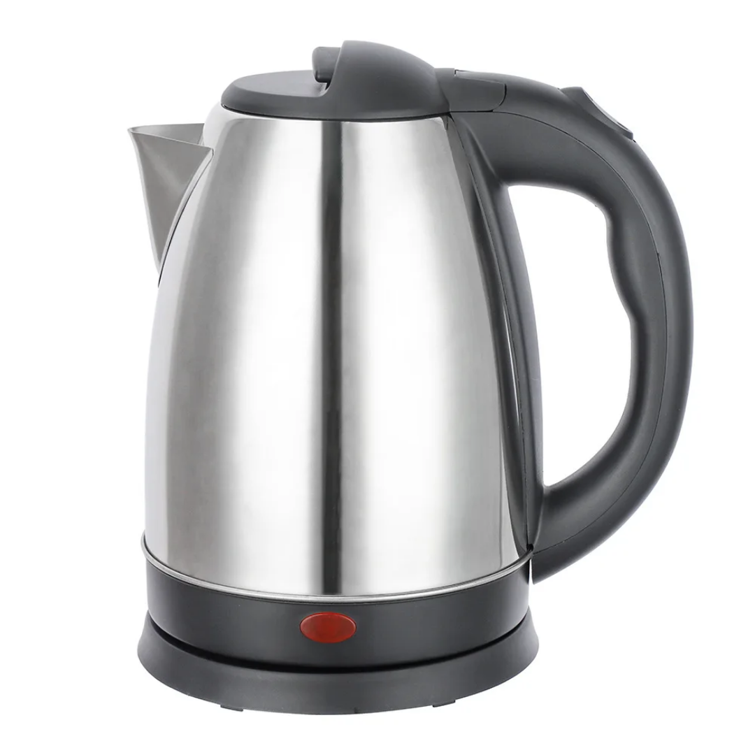 Kivara Electric Water Kettle Power 1500W, Made of Stainless Steel with On/Off Switch, Indicator, 2.0 Liter, 63220 Silver/Black 2 Years Warranty