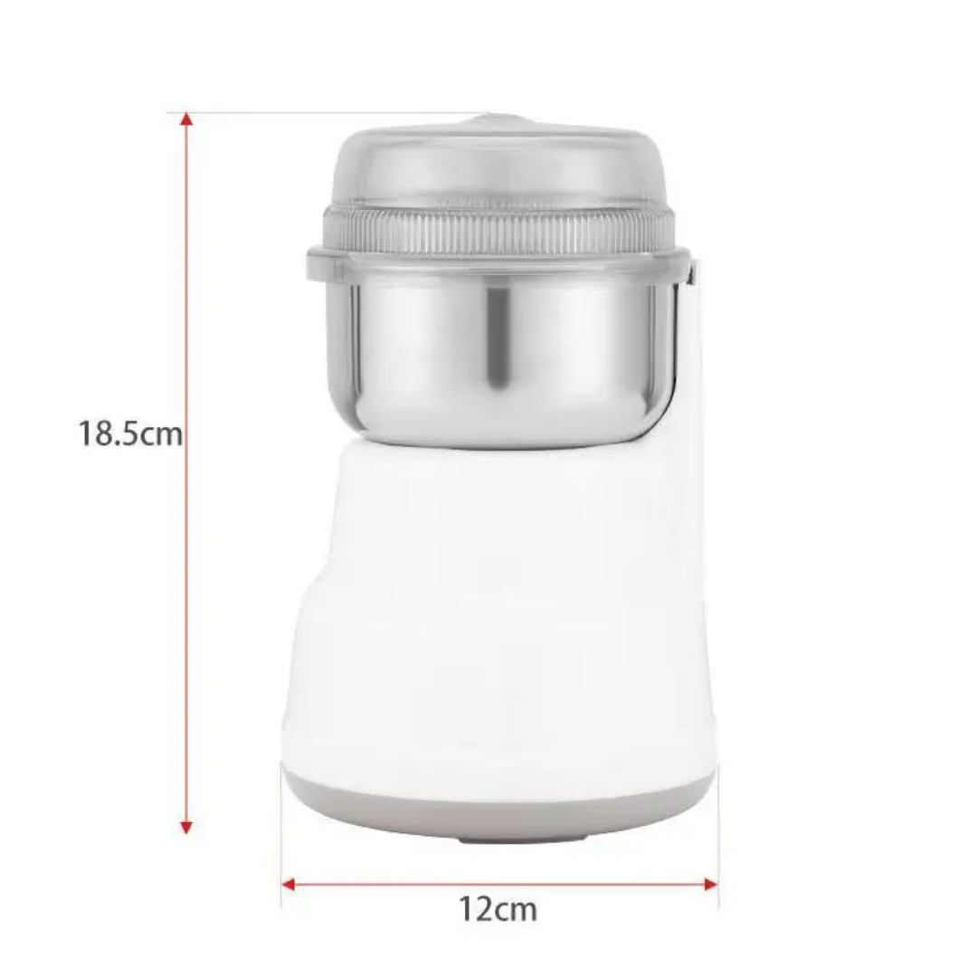 60Gram 160W Electric Coffee Grinder with Powerful Motor, With Removable S/S Bowl, For Grind Spices, Herbs, Nuts, Grains, Orange S64/OR 2 Years warranty