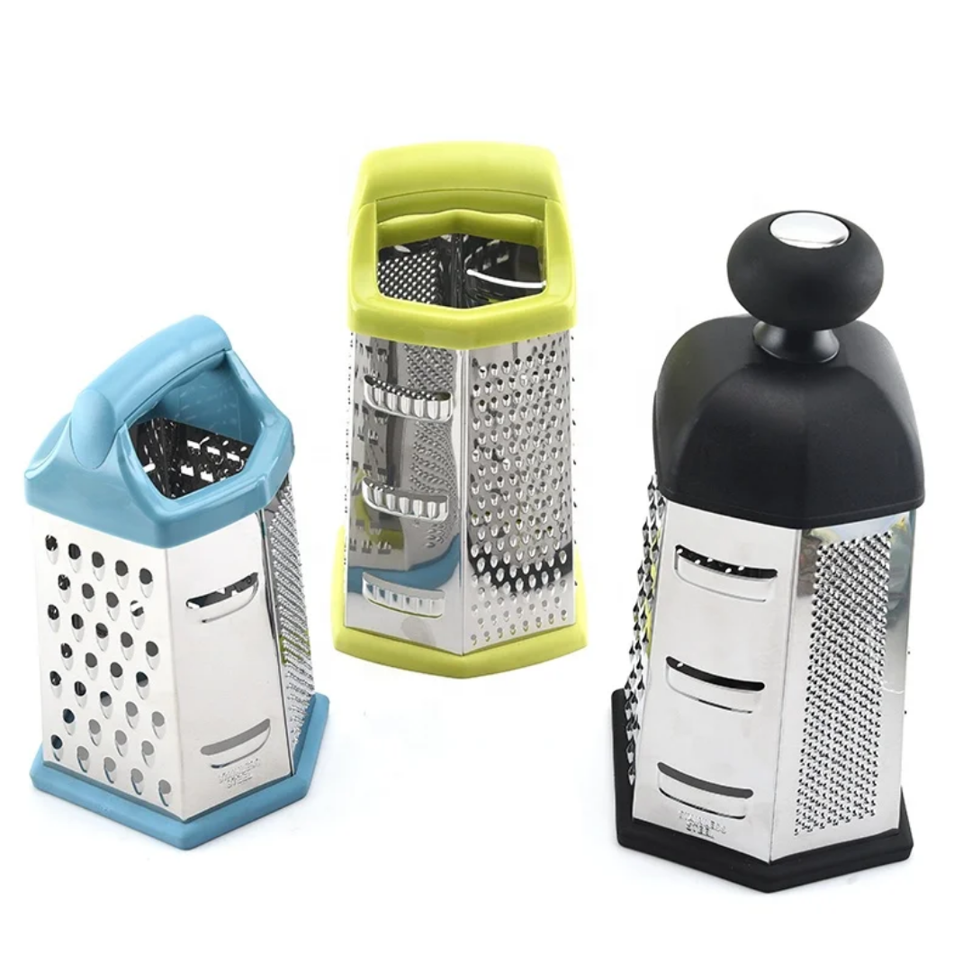 Mini Grater Magnet Holder Stainless Steel Multifunctional Handheld Cheese Peel Cutter Fruit Garlic Grinder Ginger Vegetable Potato Carrot Slicer Chopper Accessories Kitchen Gadgets Tools Blue Red Mix
