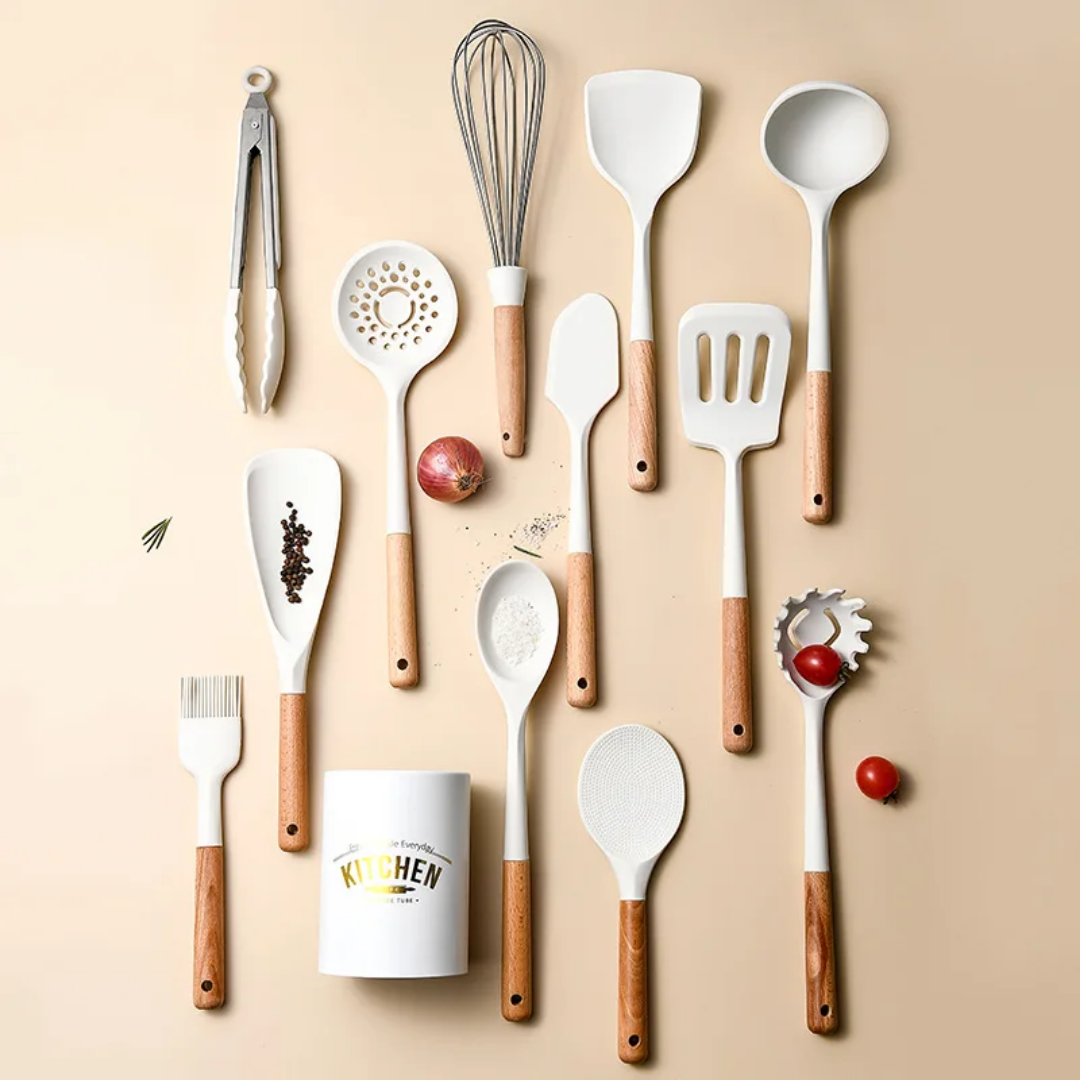 Sur La Table Flex-Core Silicone Spatula with Wood Handle