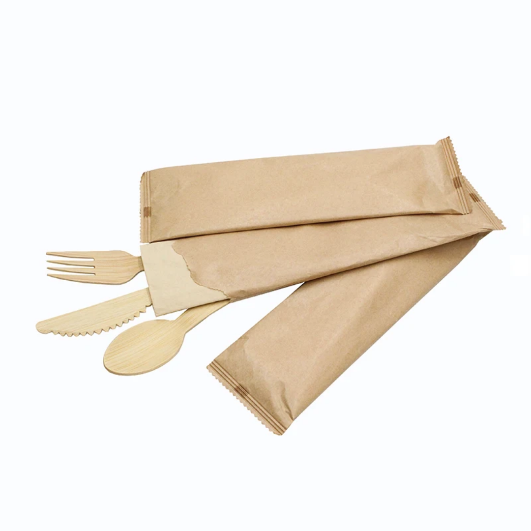 wisefood Disposable Birch Wood Forks 16cm 20 Pack Disposable Cutlery Set Biodegradable Natural Stable Eco Friendly Disposable Cutlery with Plastic Free Packaging