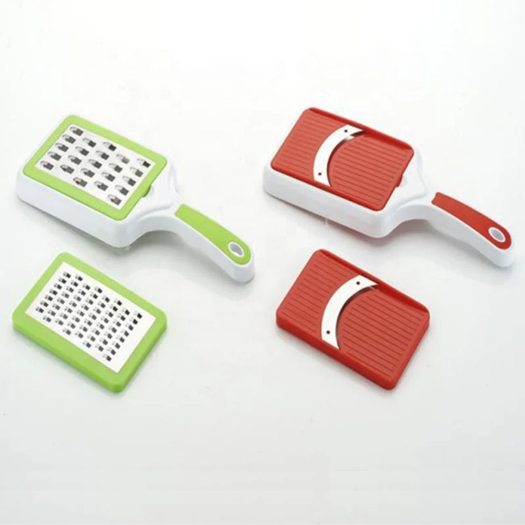 Joseph Joseph 2-in-1 Stainless Steel Etched Grater, Yellow