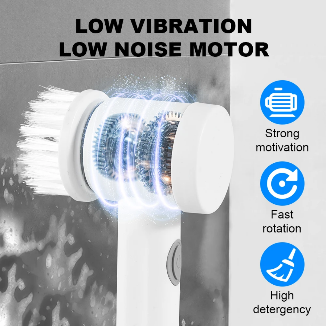 Cleaning Brush Battery Powered Cordless Electric Cleaning Brush Scrubber Tool for Kitchen Bathtub Shower Bidet Scrubber Tool