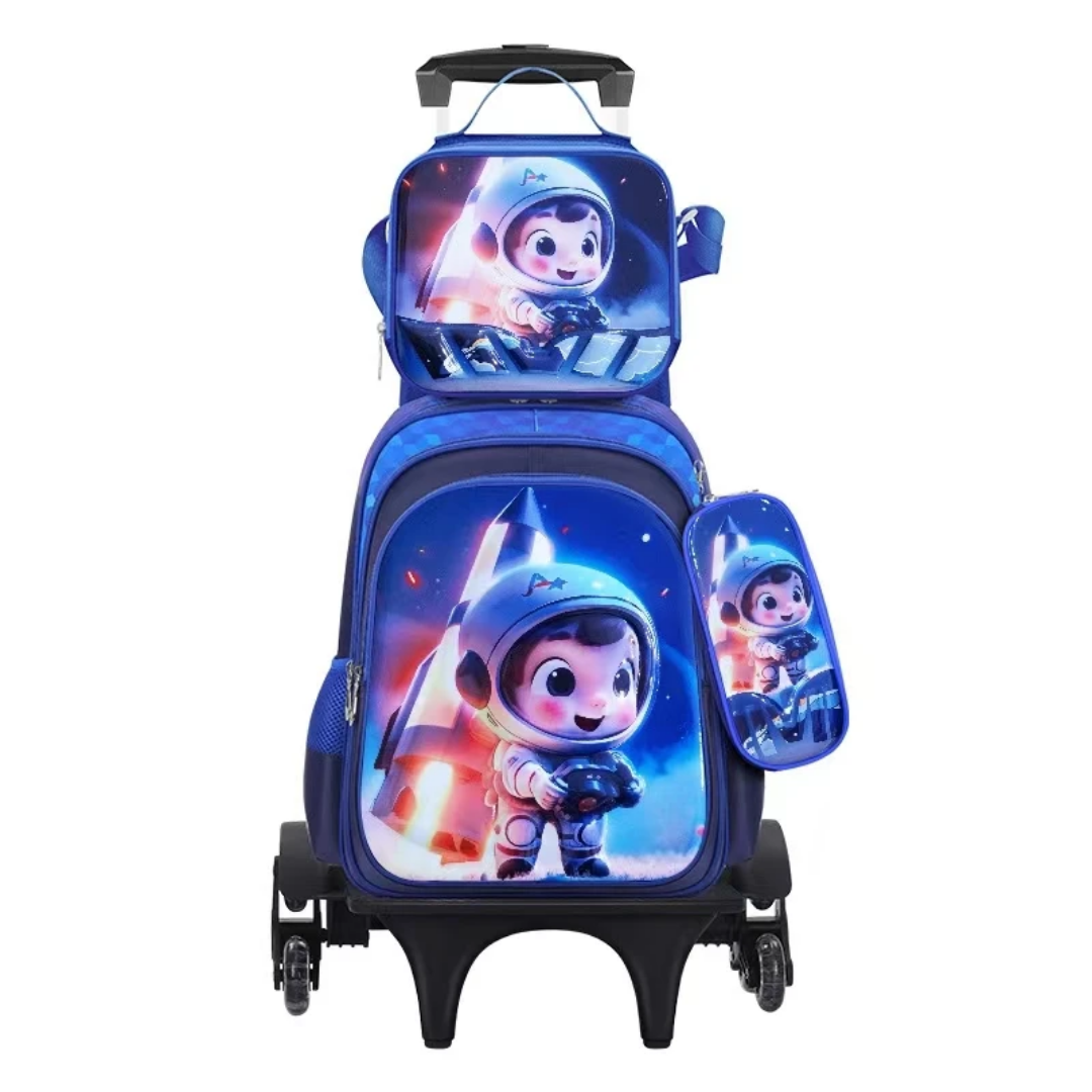 Lucky Kids Children Large Rolling School Bag