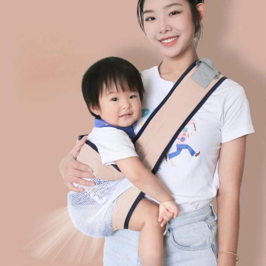 Baby Sling Toddler Carrier Side Adjustable Shoulder Baby Carrier Hip Carrier Toddler Elastic Baby Sling Multifunctional Baby Carrier for Babies from 6 to 36 Months
