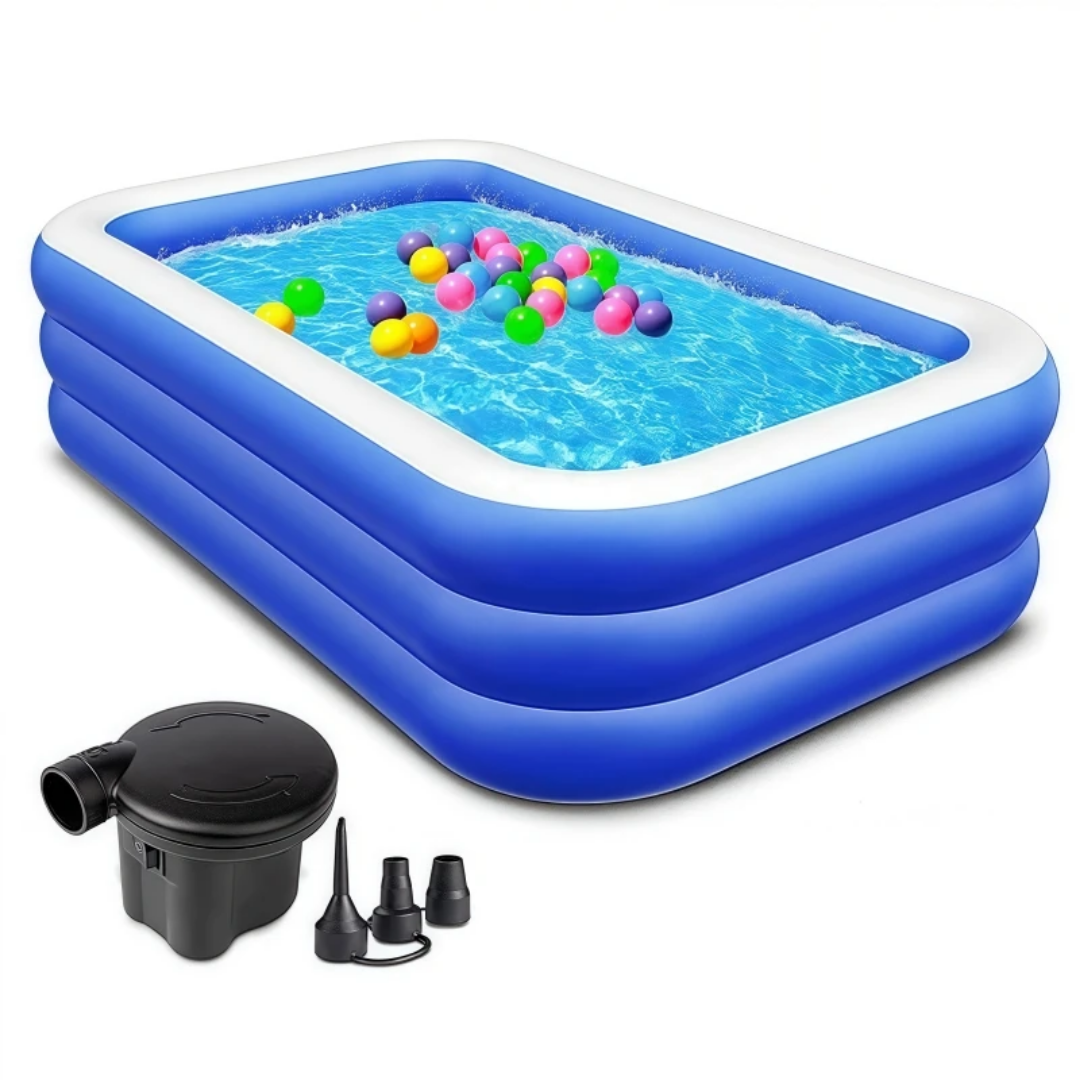 Extra Large Inflatable Swimming Pool for Adults &amp; - Heavy