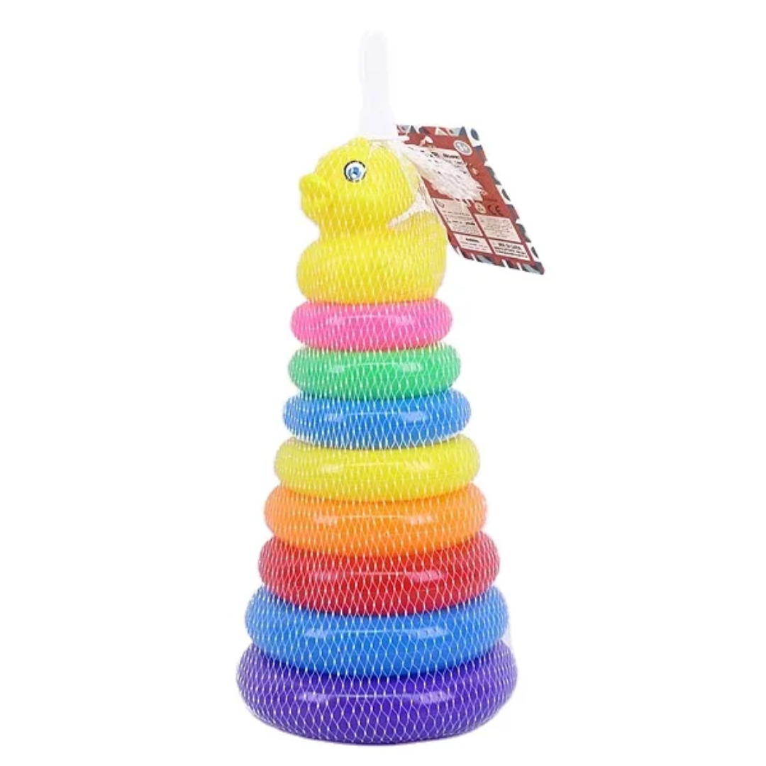 Stacking Toys Rainbow Duck Stacking Tower Puzzle Toys (Random Color) Christmas Halloween Gifts