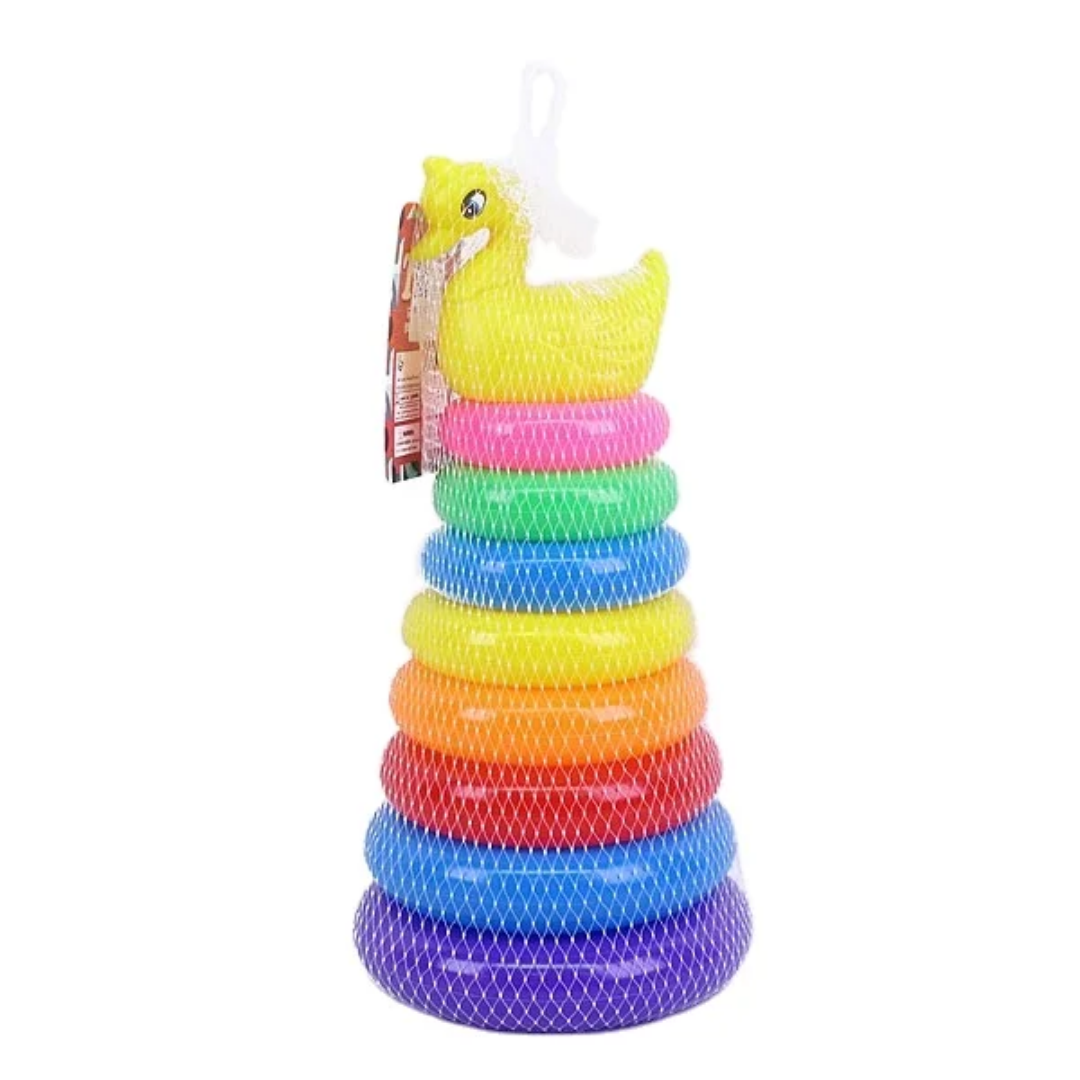 Stacking Toys Rainbow Duck Stacking Tower Puzzle Toys (Random Color) Christmas Halloween Gifts