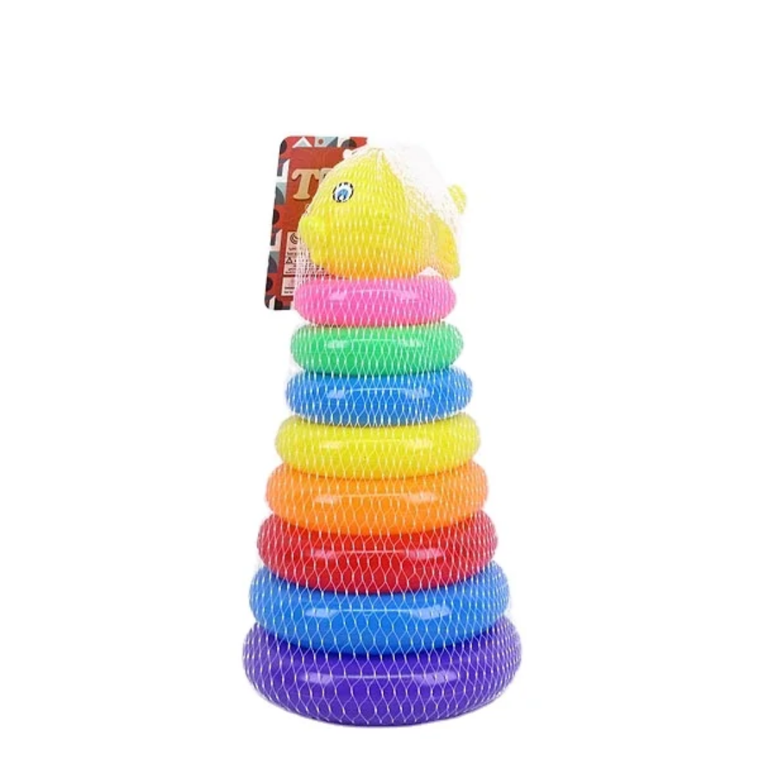 Stacking Toys Rainbow Duck Stacking Tower Puzzle Toys (Random Color) Christmas Halloween Gifts