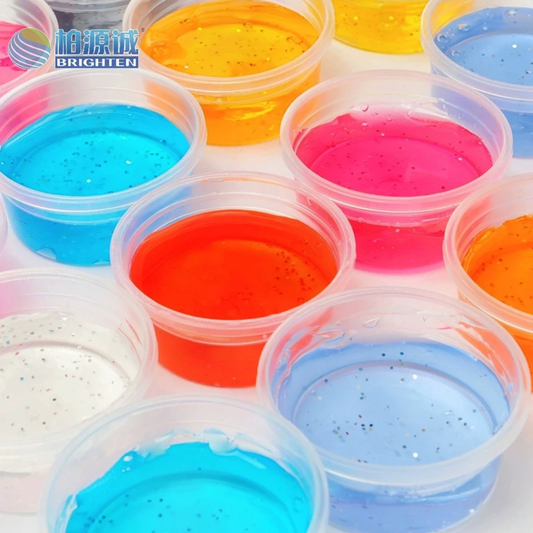 Color Matching Crystal Slime Set, Soft Stretchy Slime Toys, Birthday Party Favor Game Prizes Gift Bags Fillers