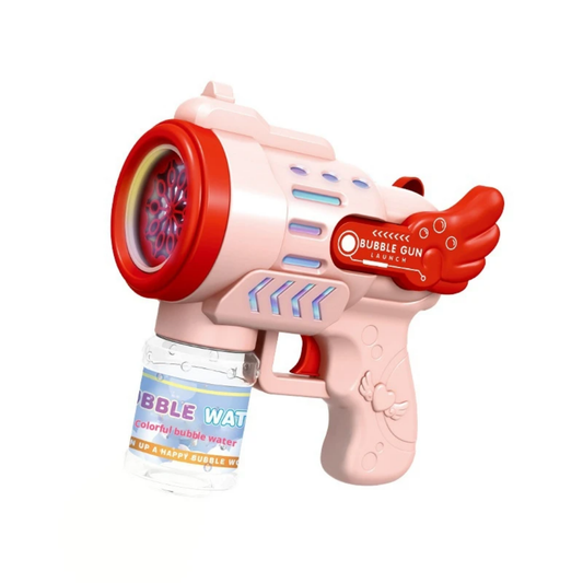 Electric Bubble Gun Toy - Perfect for Weddings, Birthdays, and Holiday Parties - Colorful Plastic Bubble Gun, Ideal Christmas, New Year Gift Without Battery and Liquid