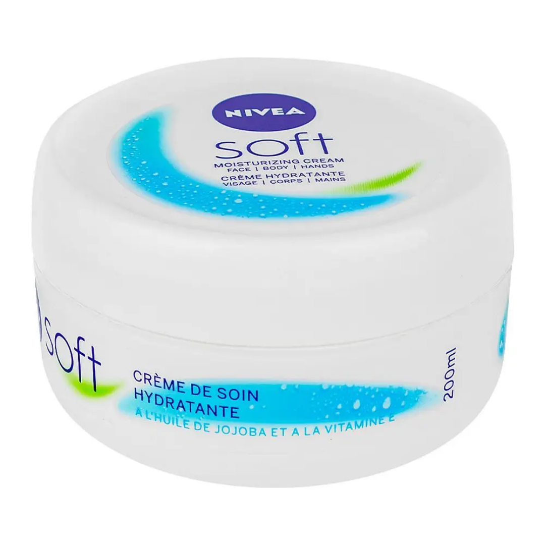 Nivea Soft Moisturizing Cream Total Care For Hydrated And Fresh Skin - 100 ml