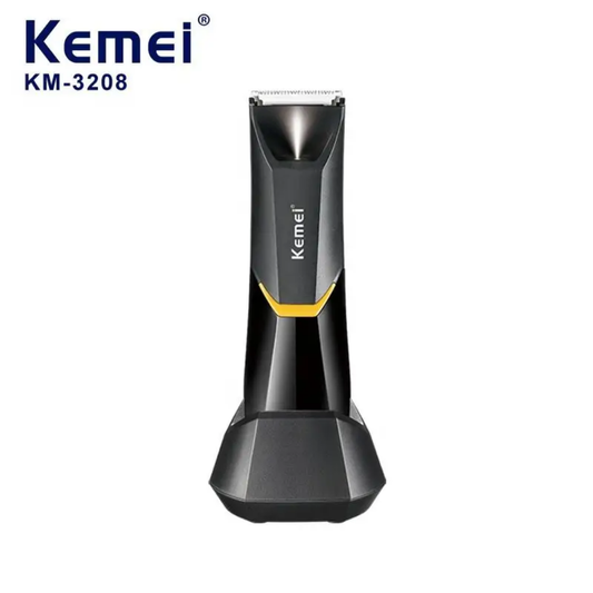 Cosoul Digital Body Hair Trimmer with LCD Display, LED Light & Travel Lock - USB Rechargeable, Ergonomic Design for Chest, Armpit, Abdomen, Arms, Legs & Underwear - Black, Hair Removal Device, Sleek Grooming Tool, Durable Construction
