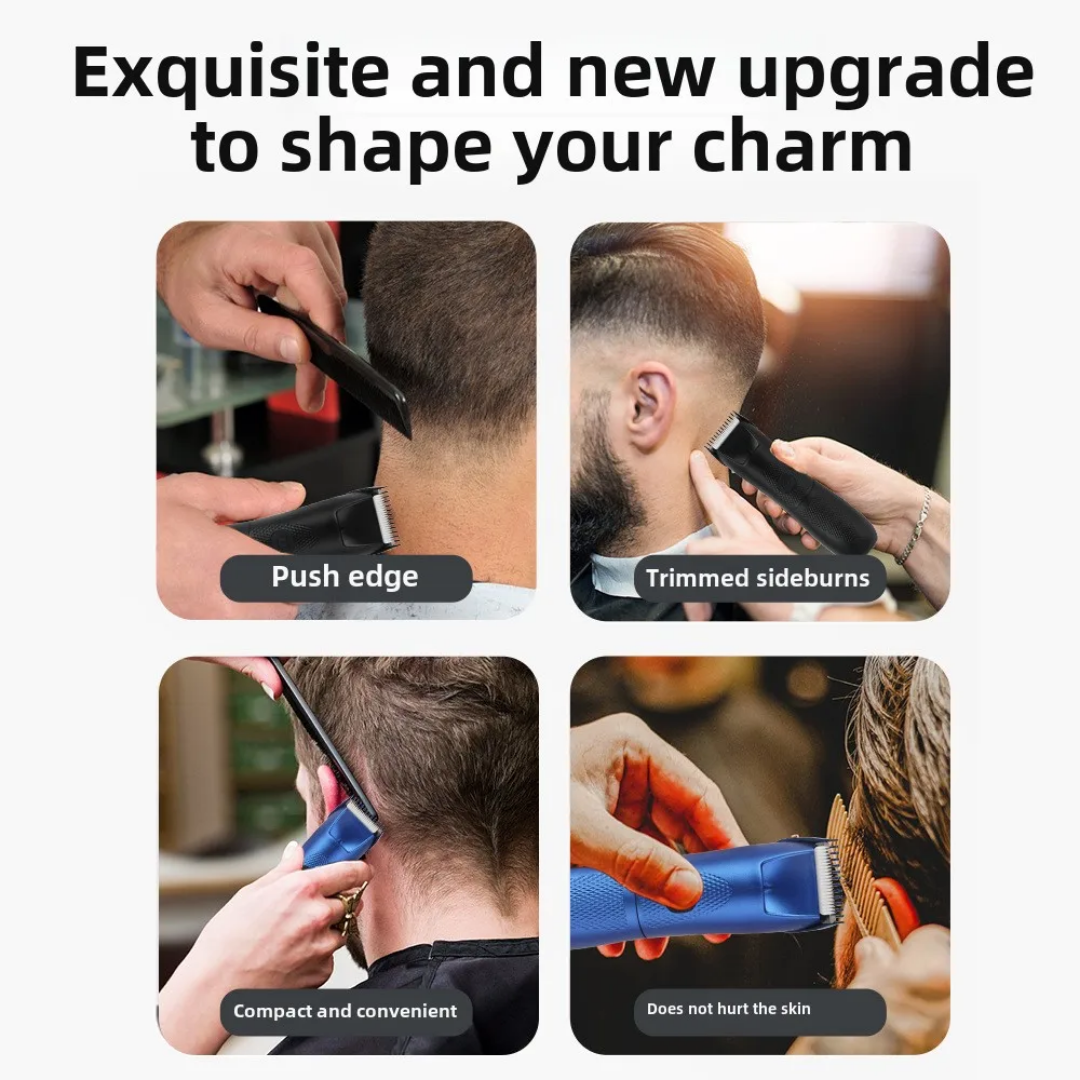 Rechargeable Hair Clipper & Beard Trimmer – Professional Grooming Tool