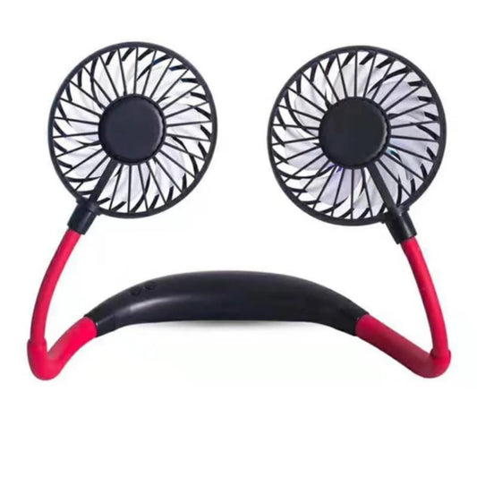 Rechargeable Portable Neck Fan – Hands-Free Cooling with Dual Adjustable Heads"