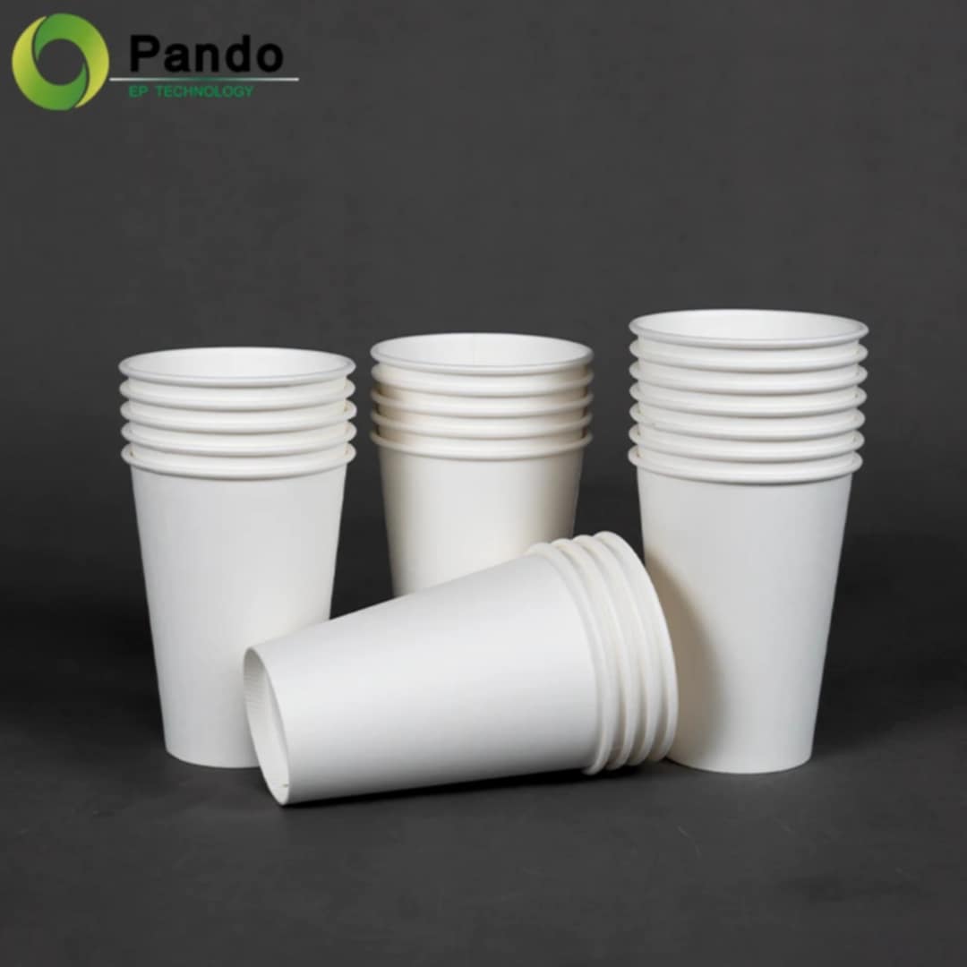 White Disposable Paper Cups | Ripple Insulated Eco Friendly Paper Cup | Strong Hot Beverage Cups for Coffee, Tea & More | Available in 8 oz | Pack of 50