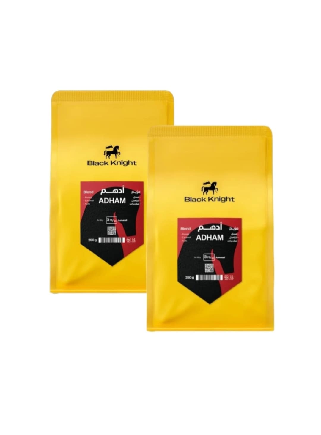 COFFEE BEAN Mazij Adham250G Two-Coffee Coffee Bean Set with Non-Ground Roaster Measuring Spoon Fits Espresso, Dairy and Drip Coffe