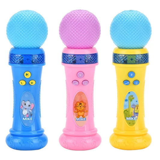 Kids Karaoke Microphone Toys with LED Lights