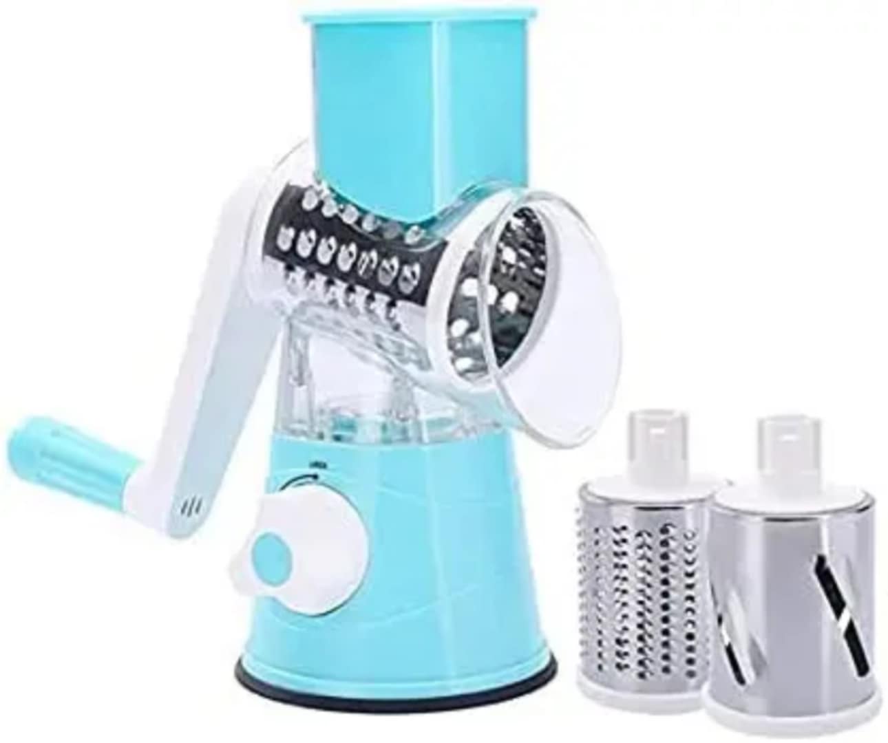 3-in-1 Rotary Vegetable Slicer & Grater – Multi-Function Kitchen Tool