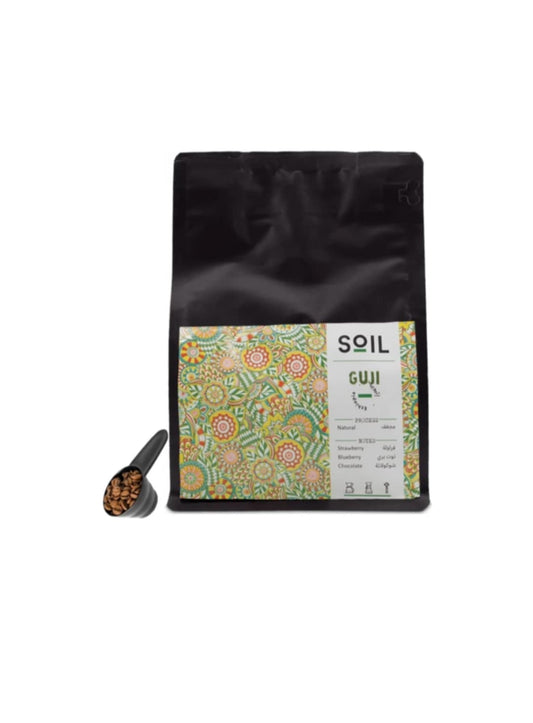 Coffee Bean Eyhiopia Guji 250G Unground roasted coffee beans for specialty coffee With a coffee scale spoon